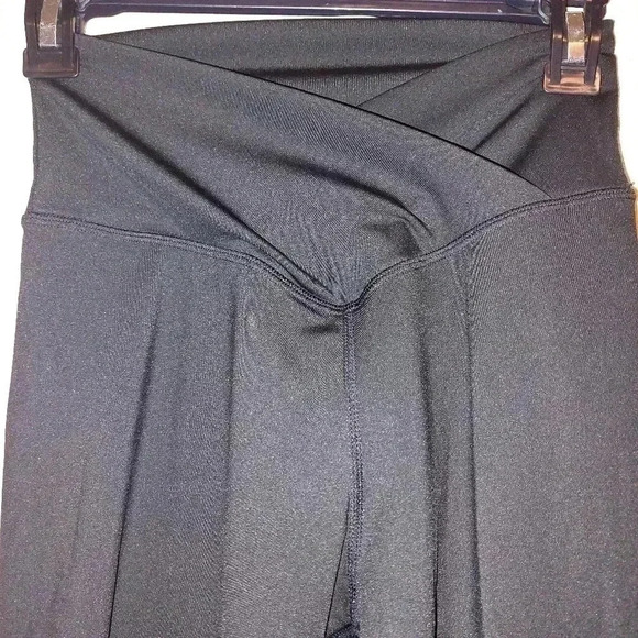 SHEADORE Women Crossover Stretchy Cute Bootleg Yoga Leggings Full Length Size XS - Picture 4 of 8